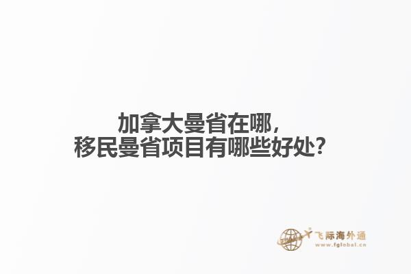 加拿大曼省在哪，移民曼省項目有哪些好處？