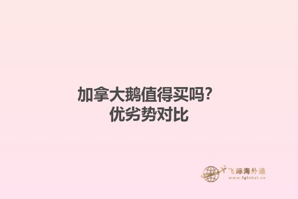 加拿大鵝值得買(mǎi)嗎？?jī)?yōu)劣勢(shì)對(duì)比