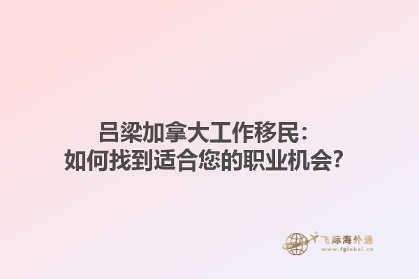 呂梁加拿大工作移民：如何找到適合您的職業(yè)機(jī)會(huì)？