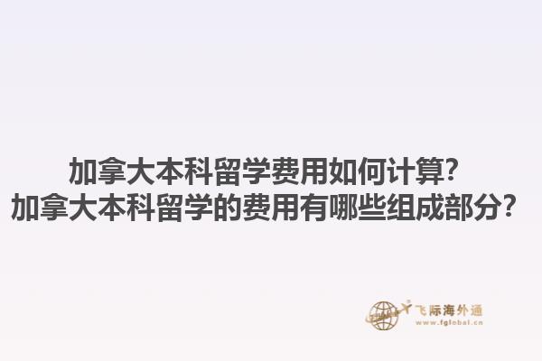 加拿大本科留學費用如何計算？加拿大本科留學的費用有哪些組成部分？1.jpg