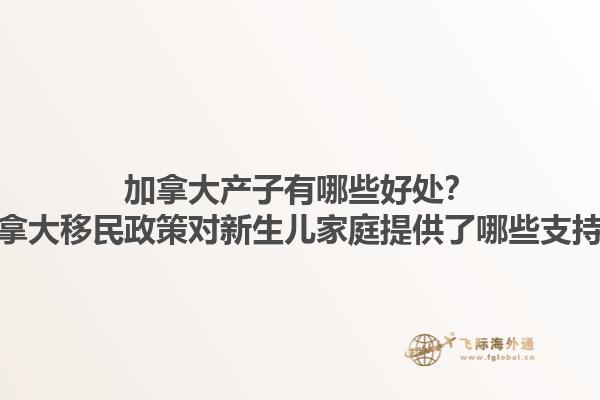 加拿大產(chǎn)子有哪些好處？加拿大移民政策對新生兒家庭提供了哪些支持？1.jpg