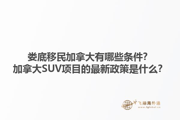 婁底移民加拿大有哪些條件？加拿大SUV項目的最新政策是什么？