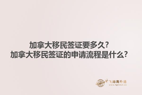 加拿大移民簽證要多久？加拿大移民簽證的申請流程是什么？1.jpg