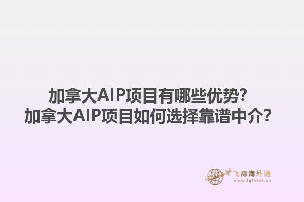 加拿大AIP項(xiàng)目有哪些優(yōu)勢？加拿大AIP項(xiàng)目如何選擇靠譜中介？1.jpg