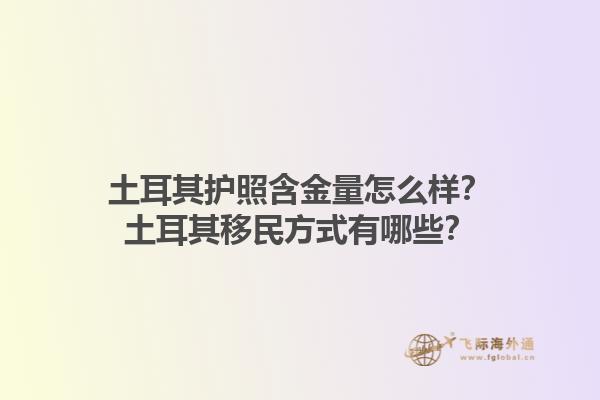 土耳其護(hù)照含金量怎么樣？土耳其移民方式有哪些？1.jpg