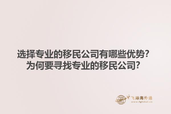 選擇專業(yè)的移民公司有哪些優(yōu)勢？為何要尋找專業(yè)的移民公司？1.jpg