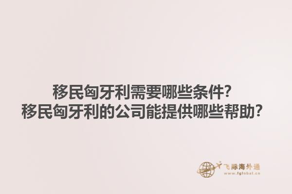移民匈牙利需要哪些條件？移民匈牙利的公司能提供哪些幫助？1.jpg