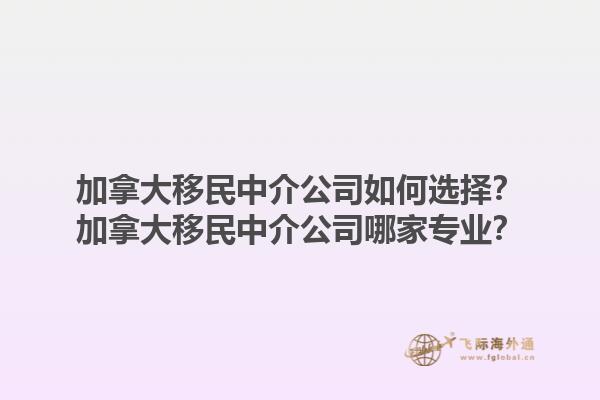 加拿大移民中介公司如何選擇？加拿大移民中介公司哪家專業(yè)？1.jpg
