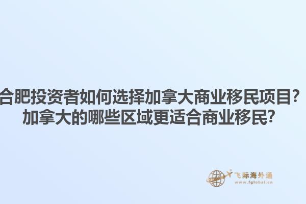合肥投資者如何選擇加拿大商業(yè)移民項(xiàng)目？加拿大的哪些區(qū)域更適合商業(yè)移民？1.jpg