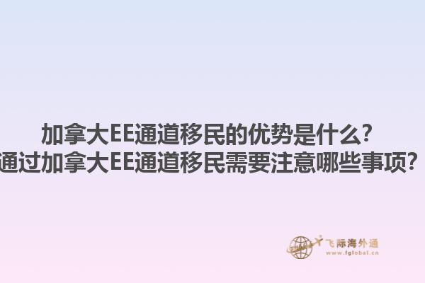 加拿大EE通道移民的優(yōu)勢(shì)是什么？通過(guò)加拿大EE通道移民需要注意哪些事項(xiàng)？1.jpg