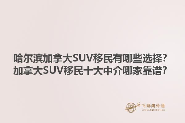 哈爾濱加拿大SUV移民有哪些選擇？加拿大SUV移民十大中介哪家靠譜？1.jpg