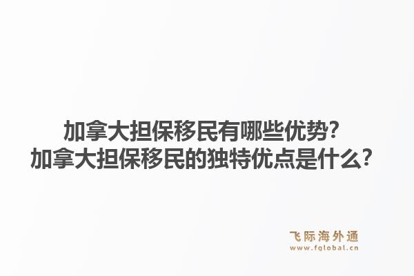 加拿大擔(dān)保移民有哪些優(yōu)勢(shì)？加拿大擔(dān)保移民的獨(dú)特優(yōu)點(diǎn)是什么？1.jpg