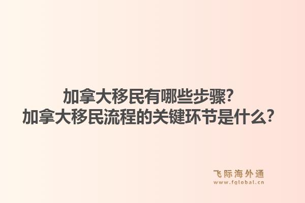 加拿大移民有哪些步驟？加拿大移民流程的關(guān)鍵環(huán)節(jié)是什么？1.jpg